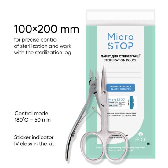 Microstop Pro Kese Za Sterilizaciju Sa Indikatorom Klase 4 100×200mm, 100kom.