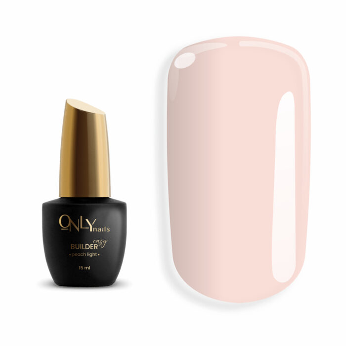 Only Nails Easy Builder Peach Light 15ml - Image 1