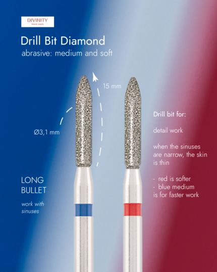 DBS272R031 Dijamantska Freza Metak Crveni Pojas 31