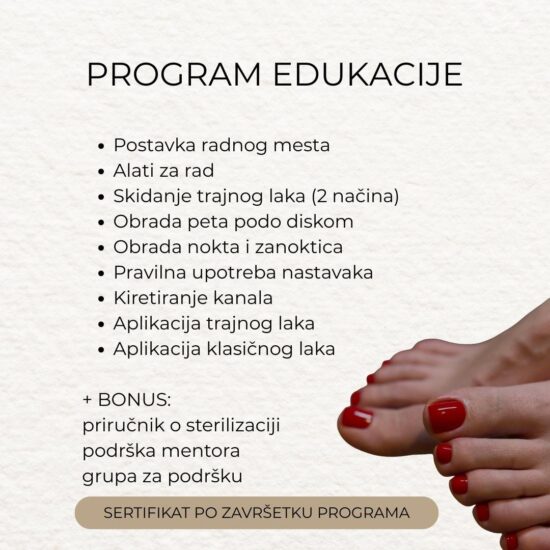 Aparatni pedikir - Online kurs - Slika 2