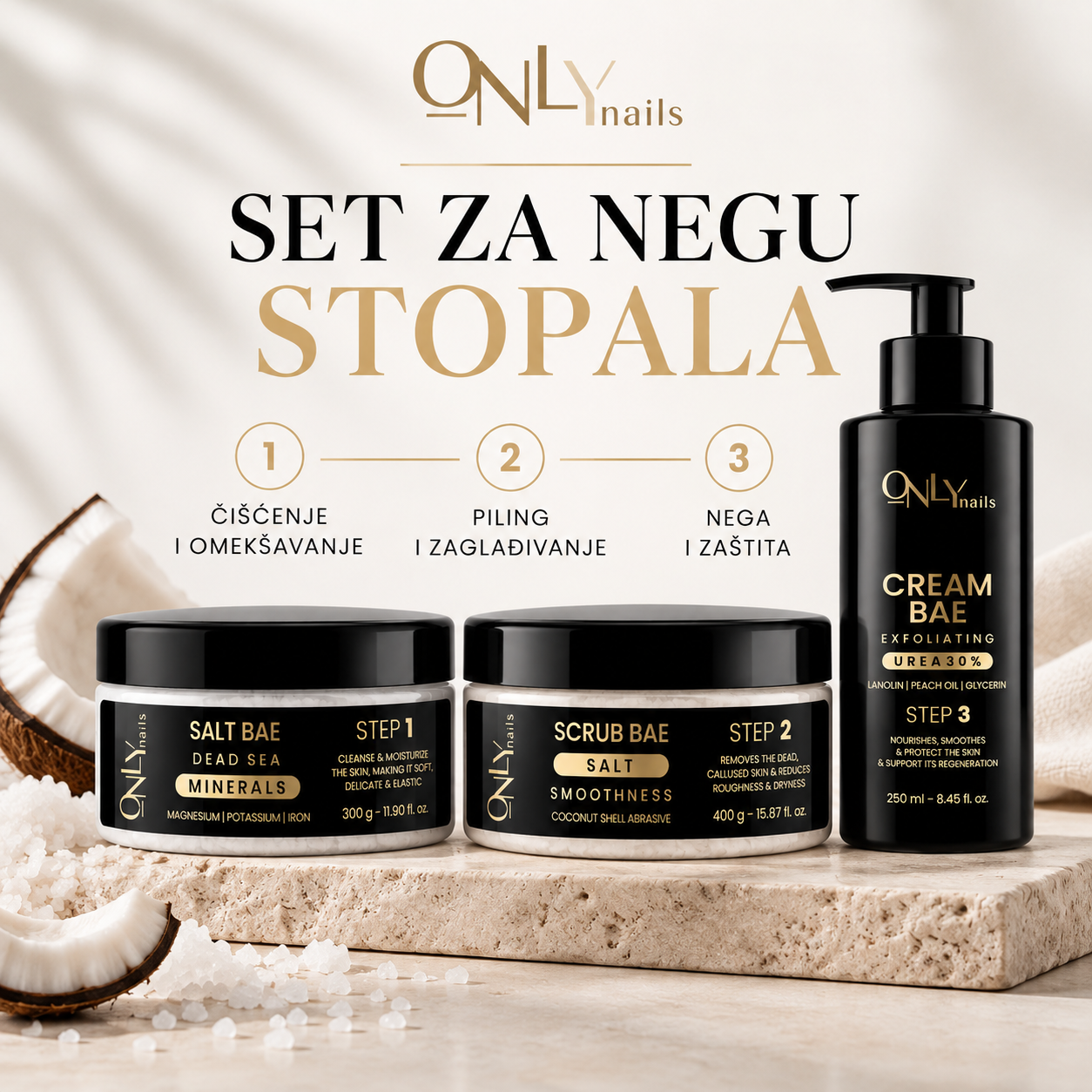 set Set Za Pedikir Step 1, 2, 3 - Slika 1