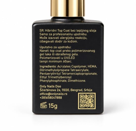 Only Nails Liquid Top Premium Line 15ml - Slika 2